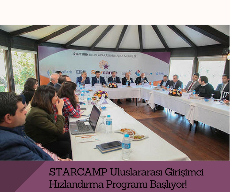 STARCAMP Uluslararası Girişimci Hızlandırma Programı Başlıyor!