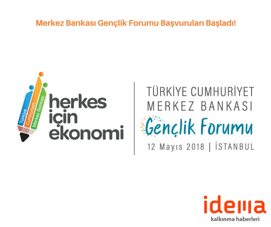 Merkez Bankası Gençlik Forumu Başvuruları Başladı!