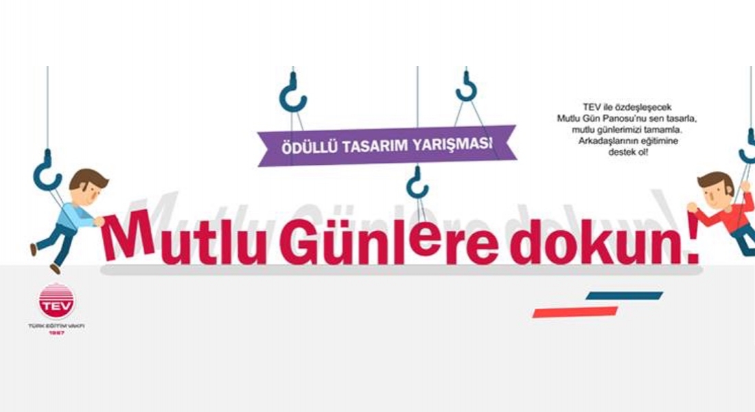 Türk Eğitim Vakfı’ndan  “Mutlu Gün Panosu Tasarım Yarışması”