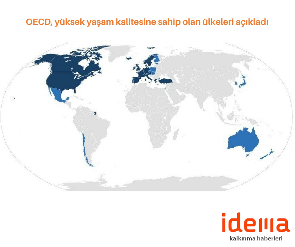 OECD, yüksek yaşam kalitesine sahip olan ülkeleri açıkladı